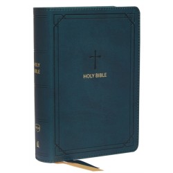 NKJV, End-of-Verse Reference Bible, Compact, Leathersoft, Teal, Red Letter, Comfort Print: Holy Bible, New King James Version