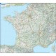 France - Michelin rolled & tubed wall map Encapsulated: Wall Map