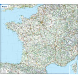 France - Michelin rolled & tubed wall map Encapsulated: Wall Map