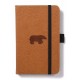 Dingbats A6 Pocket Wildlife Brown Bear Notebook - Lined