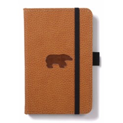 Dingbats A6 Pocket Wildlife Brown Bear Notebook - Lined