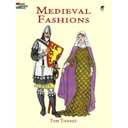 Medieval Fashions Coloring Book