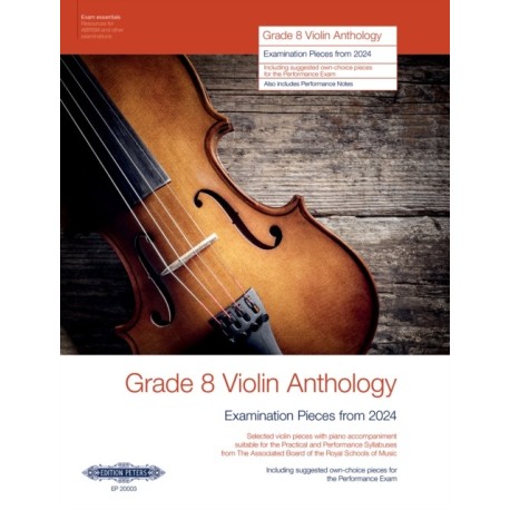 Grade 8 Violin Anthology from 2024
