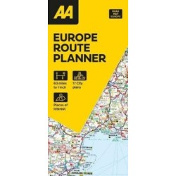 AA European Route Planner Map