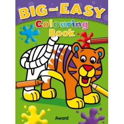 Big & Easy Colouring Books: Tiger