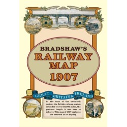 Bradshaw's Railway Folded Map 1907