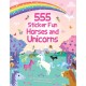 555 Sticker Fun - Horses and Unicorns Activity Book