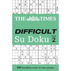 The Times Difficult Su Doku Book 2: 200 Challenging Puzzles from the Times