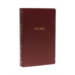 NKJV, Gift and Award Bible, Leather-Look, Burgundy, Red Letter, Comfort Print: Holy Bible, New King James Version