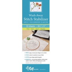 Wash-Away Stitch Stabilizer: Simplify Your Embroidery & Quilting
