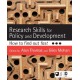Research Skills for Policy and Development: How to Find Out Fast