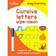 Cursive Letters Age 3-5 Wipe Clean Activity Book: Ideal for Home Learning