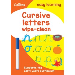 Cursive Letters Age 3-5 Wipe Clean Activity Book: Ideal for Home Learning