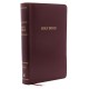KJV Holy Bible: Personal Size Giant Print with 43,000 Cross References, Burgundy Leather-Look, Red Letter, Comfort Print: King James Version: King James Version