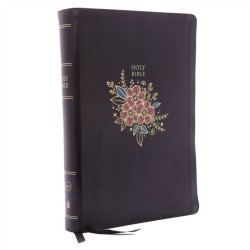 KJV Holy Bible: Super Giant Print with 43,000 Cross References, Deluxe Black Floral Leathersoft, Red Letter, Comfort Print: King James Version: King James Version