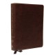 NKJV, Journal the Word Bible, Bonded Leather, Brown, Red Letter, Comfort Print: Reflect, Journal, or Create Art Next to Your Favorite Verses