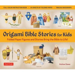 Origami Bible Stories for Kids Kit: Paper Figures and 9 Stories Bring the Bible to Life!