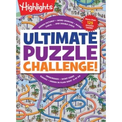 Ultimate Puzzle Challenge!: 125+ Brain Games for Kids, Mazes, Brain Teasers, Word Searches, Crossword Puzzles, Sudoku, Logic Puzzles and More, Kids Activity Book