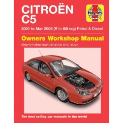 Citroen C5 Petrol & Diesel (01 - Mar 08) Haynes Repair Manual