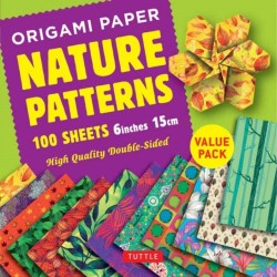 Origami Paper 100 sheets Nature Patterns 6 inch (15 cm): High-Quality Origami Sheets Printed with 8 Different Designs