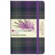 Waverley S.T. (M): Heather Pocket Genuine Tartan Cloth Commonplace Notebook