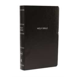NKJV, Gift and Award Bible, Leather-Look, Black, Red Letter, Comfort Print: Holy Bible, New King James Version
