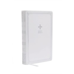 NRSV Catholic Edition Gift Bible, White Leathersoft (Comfort Print, Holy Bible, Complete Catholic Bible, NRSV CE): Holy Bible
