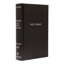 NKJV, Pew Bible, Large Print, Hardcover, Black, Red Letter, Comfort Print: Holy Bible, New King James Version