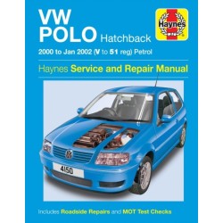 VW Polo Hatchback Petrol (00 - Jan 02) Haynes Repair Manual: 00-02