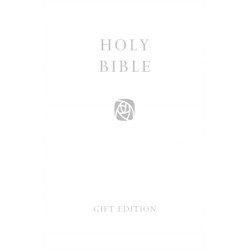 HOLY BIBLE: King James Version (KJV) White Compact Gift Edition