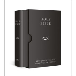 HOLY BIBLE: King James Version (KJV) Black Presentation Edition