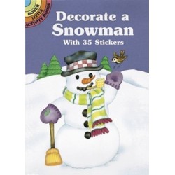 Decorate a Snowman with 35 Stickers