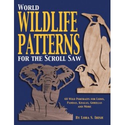 World Wildlife Patterns for the Scroll Saw: 60 Wild Portraits for Lions, Pandas, Koalas, Gorillas and More