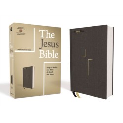 The Jesus Bible, ESV Edition, Cloth over Board, Gray