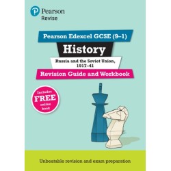 Pearson REVISE Edexcel GCSE History Russia and the Soviet Union Revision Guide and Workbook incl. online revision - for 2026, 2027 exams: Edexcel