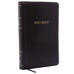 KJV Holy Bible: Personal Size Giant Print with 43,000 Cross References, Black Leather-Look, Red Letter, Comfort Print: King James Version: King James Version