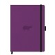 A5 Purple Hippo Nbook Plain