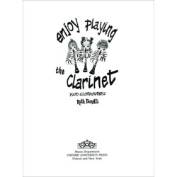 Enjoy Playing the Clarinet Piano Accompaniments: Paperback