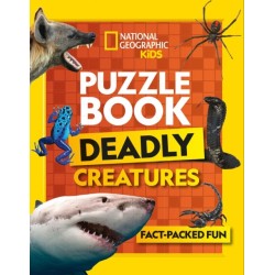 Puzzle Book Deadly Creatures: Brain-Tickling Quizzes, Sudokus, Crosswords and Wordsearches