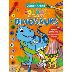 Junior Artist Colour By Numbers: Dinosaurs