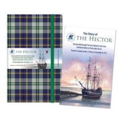 Waverley (L): Ship Hector Tartan Cloth Large Notebook: Commemorative 250 year item with 32 page book 'The Story of The Hector': Waverley Tartan Commonplace Notebooks
