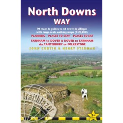 North Downs Way Trailblazer Walking Guide 3e: Practical guide with Large-Scale Walking Maps & Guides to Towns & Villages - Planning, Places To Stay, Places to Eat