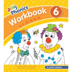 Jolly Phonics Workbook 6: in Print Letters (American English edition)
