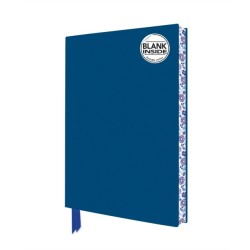 Mid Blue Blank Artisan Notebook (Flame Tree Journals)