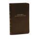 KJV Holy Bible: Pocket New Testament with Psalms and Proverbs, Brown Leatherflex, Red Letter, Comfort Print: King James Version