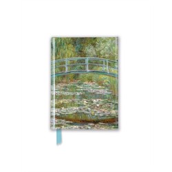 Claude Monet: Bridge over a Pond of Water Lilies (Foiled Pocket Journal)