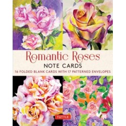 Romantic Roses, 16 Note Cards: 8 illustrations of Painted Roses (Blank Cards with Envelopes in a Keepsake Box)
