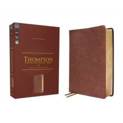 NKJV, Thompson Chain-Reference Bible, Leathersoft, Brown, Red Letter, Comfort Print