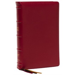 KJV Holy Bible: Large Print Single-Column with 43,000 End-of-Verse Cross References, Red Goatskin Leather, Premier Collection, Personal Size, Red Letter: King James Version: Holy Bible, King James Version