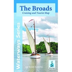 The Broads Cruising and Tourist Map